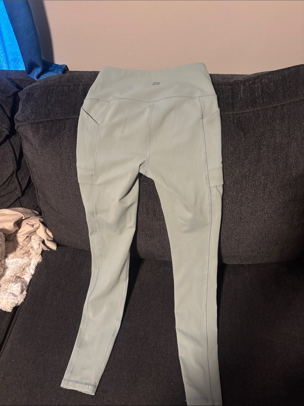 Avalanche Sage Green Leggings with Side Pockets